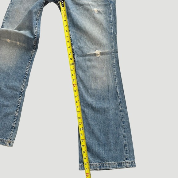 VTG Lucky Brand Juniper Flare Jeans Vintage Y2K Women's sz 8 29 Distressed USA - Picture 8 of 16